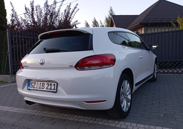 Volkswagen Scirocco cena 24500 przebieg: 188000, rok produkcji 2009 z Słomniki małe 497